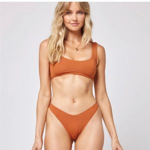 LSpace Bikini Brand New - Lizzie top and cabana bottom size XS in Amber